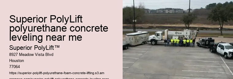 Superior PolyLift polyurethane concrete leveling near me